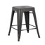 Tabouret de bar et de comptoir en métal de style champêtre rustique Kendraya-24030454-48735757-48735759