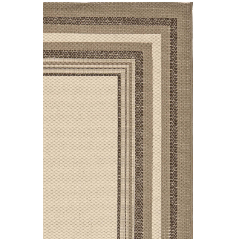 Carold Performance Solid Color Indoor/Outdoor Area Rug, Rectangle 6'7" x 9'6"