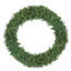 Couronne de Noël artificielle en pin vert de luxe vert 72 lumières claires