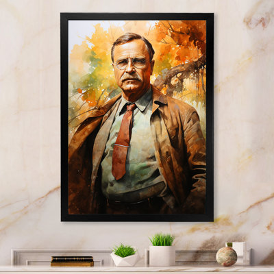 Le président Theodore Roosevelt - président / impression sur toile politique