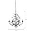 6 - Light Dimmable Empire Chandelier-72194362