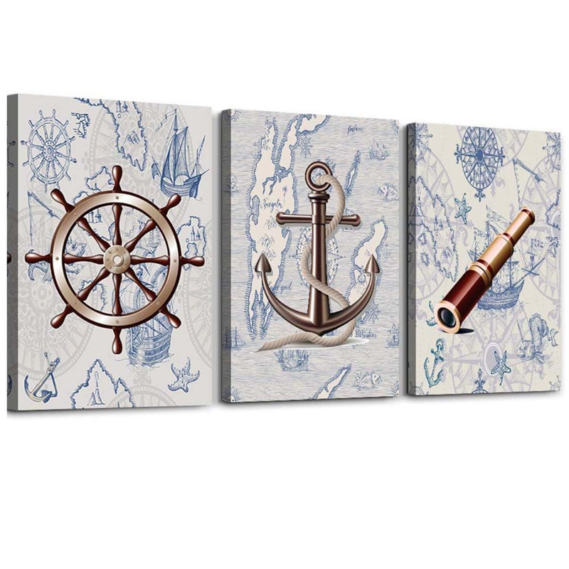 3 Piece Wrapped Canvas Print