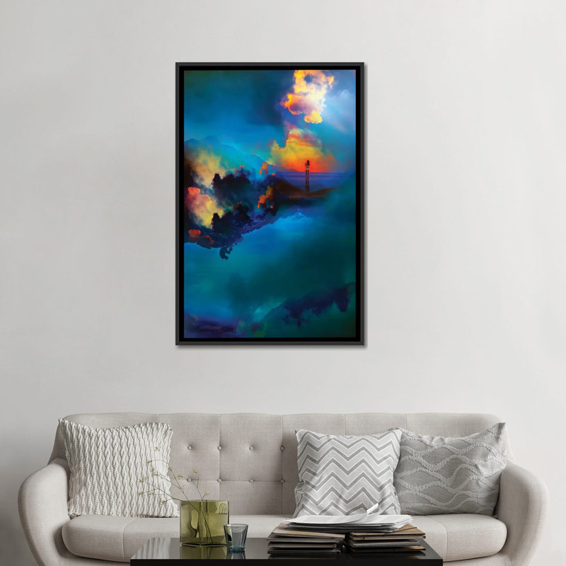 «Time Keepers», impression sur toile tendue, Toile avec cadre noir, Pas de tapis, H 48 po x l 32 po x P 1,5 po