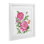«Brushstroke Peony & Butterflies», reproduction encadrée sous verre, conception de Paul Brent