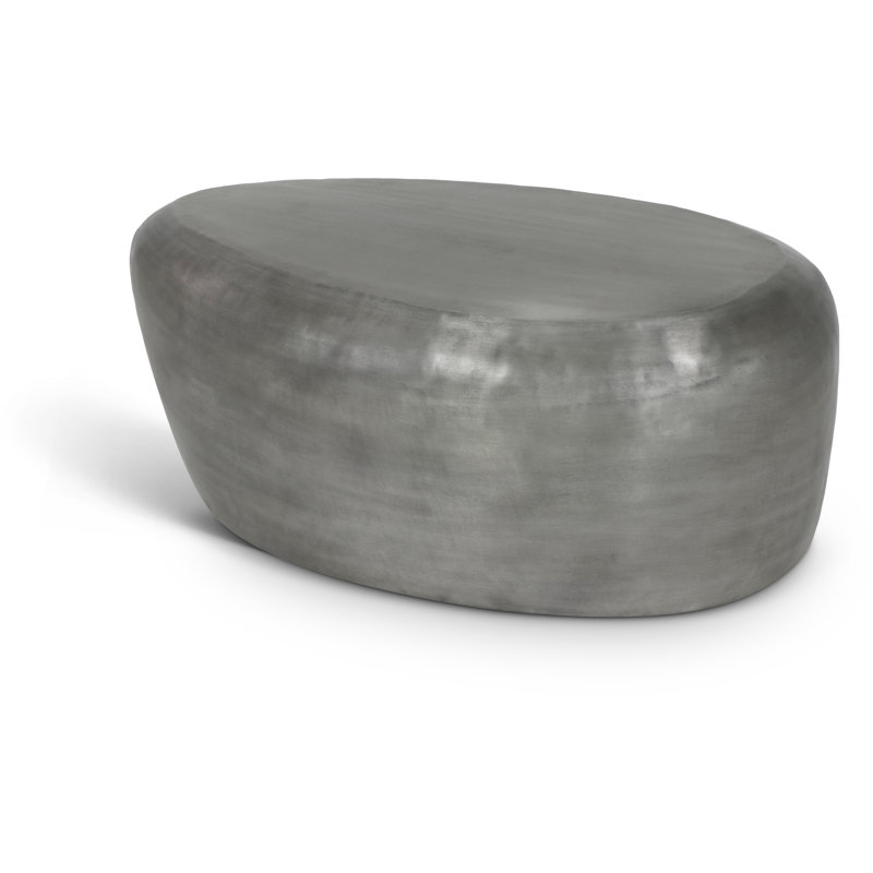 Table basse Keelby, Argent argent, H 14,5 po x L 38 po x l 24 po