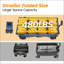Chariot utilitaire pliable robuste de 51 pouces pour la plage, les sports et le jardin
