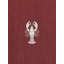 Lobster Trap Embroidered Linen Pillow-306839950
