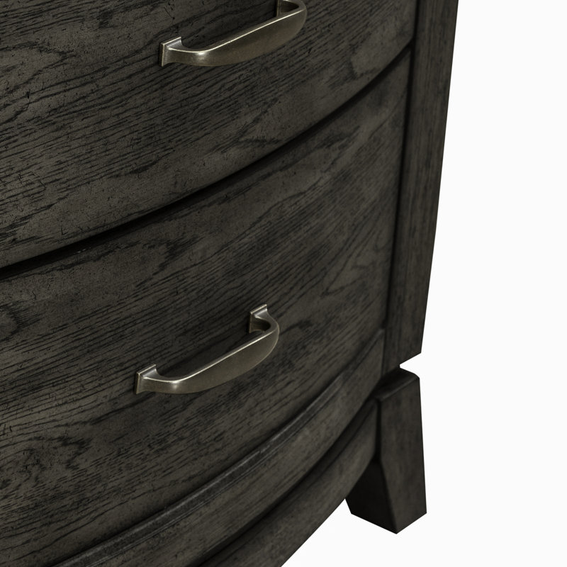 Drelan 2-Drawer Nightstand, Dark Brown