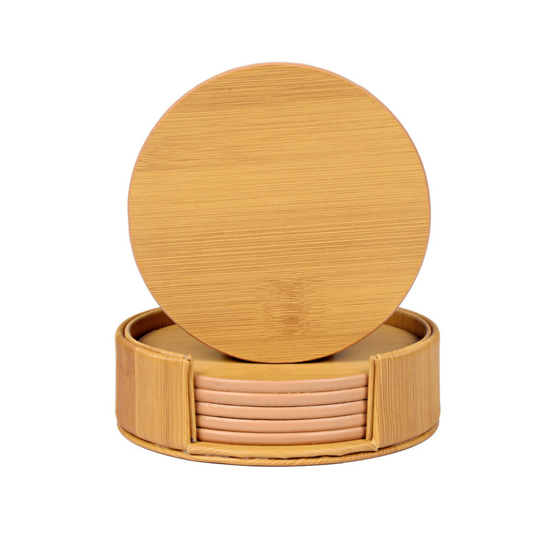 Ensemble de sous-verres avec support