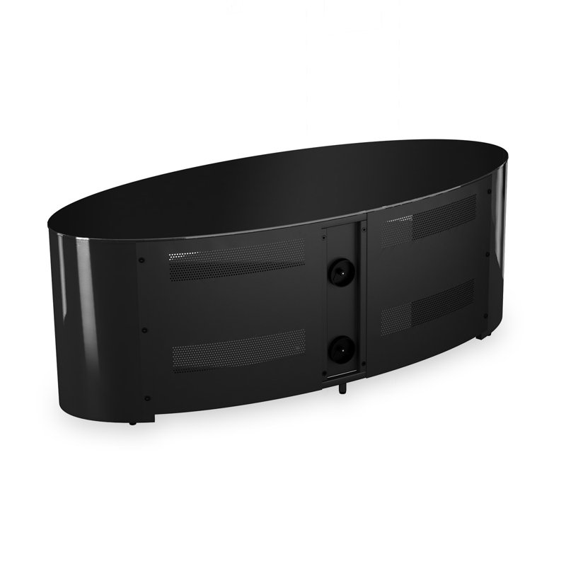 Atalia Unfinished TV Stand for TVs up to 55", Black