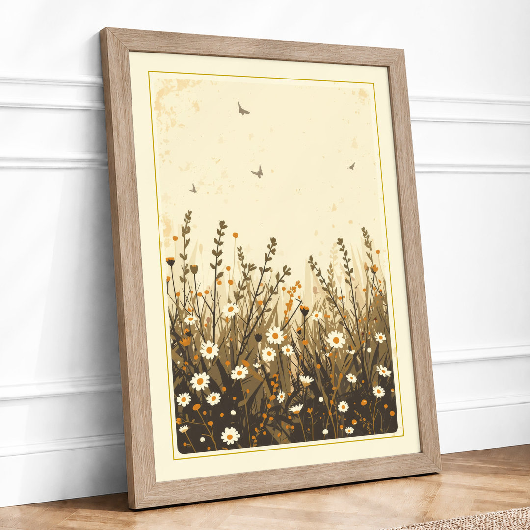 Meadow in Bloom Botanical - Framed Print