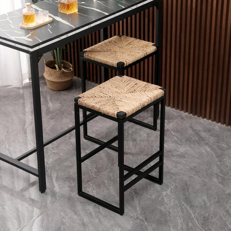 2-Piece Bar Stools (Natural)