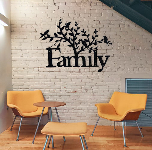 Family Tree Wall Décor, 25" H x 30" W x 0.06" D