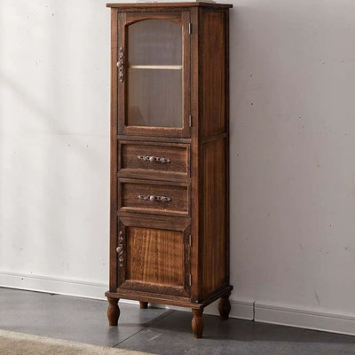 Modern Walnut Solid Wood Display Stand