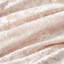 Édredon rose chaud simple / simple TG - velours écrasé et housse 100%