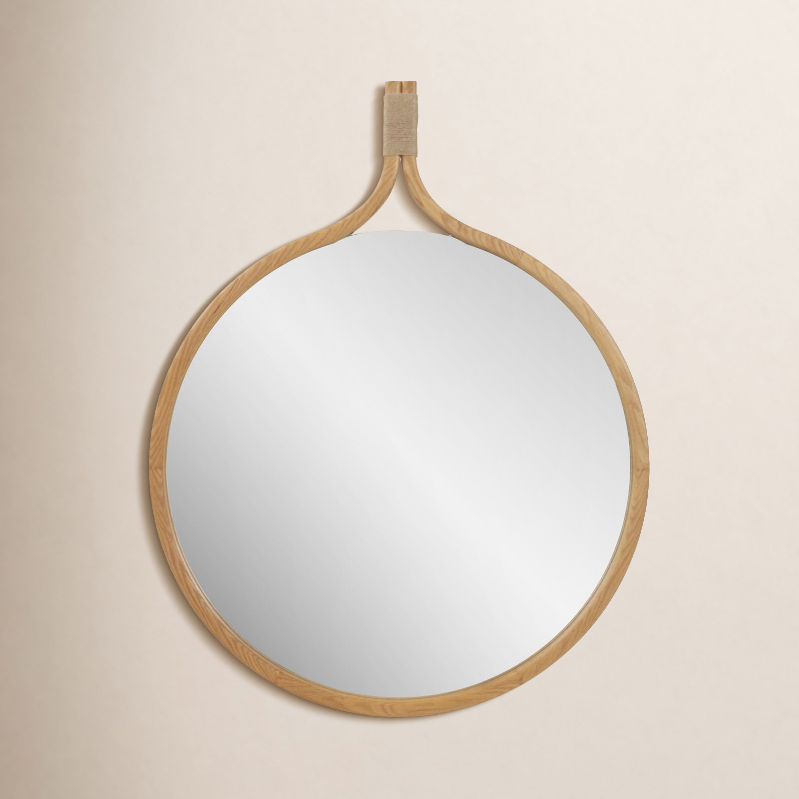 The Ulah Collection Mirror, Circle, 37" x 29"