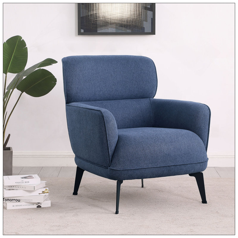 Fauteuil de 30,50 po Joshual CAL117, Bleu
