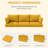 8-Piece Outdoor Cushion Cover Set (Set Of 3 Seats, 5 Backs), Covers Only-1987270857