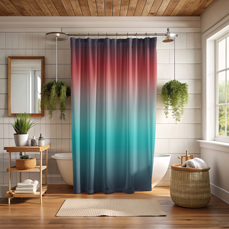 Rideau de douche Flag Celebration - Premium, H 74 po x l 71 po