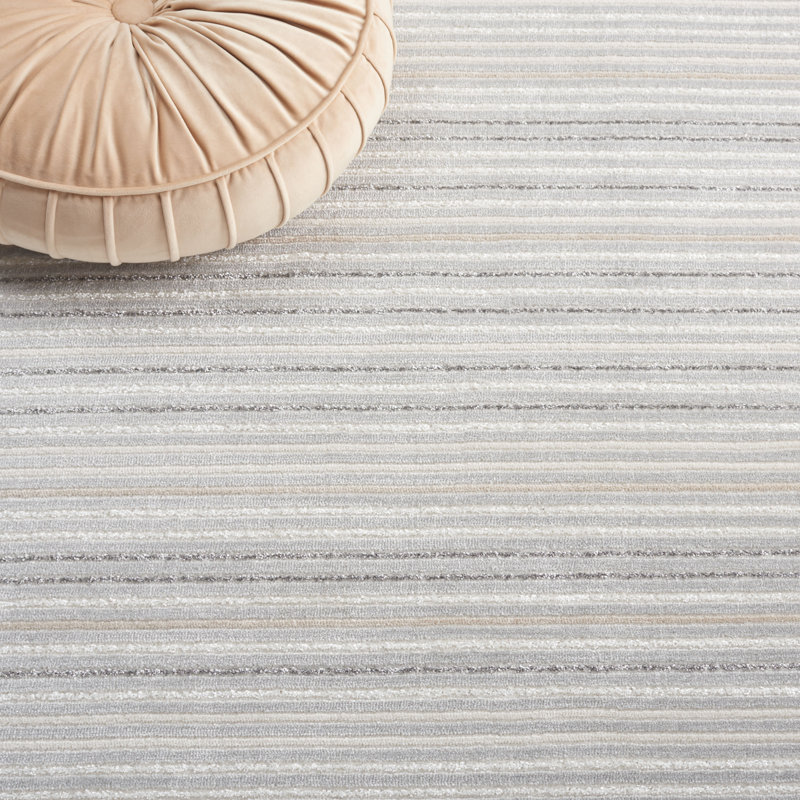 Whisper Performance Striped Rug, Runner 2'2" x 8'