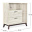 Armoire de rangement moderne Mid-Century avec extérieur en faux bois, l 34,91 po x P 15,96 po, H 37,62 po, pieds évasés-1980638203-1980638202