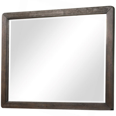 Miroir brun antique