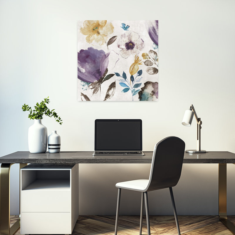 Art floral Quixotic II, H 18 po x l 18 po