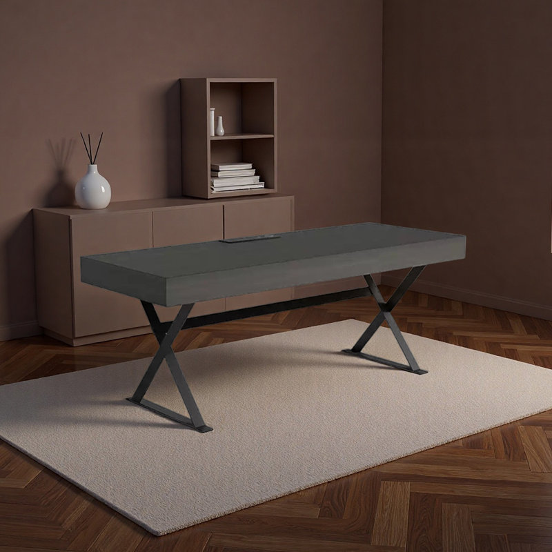 Bureau de fabrication durable à panneaux multicouches, H 29,53 po x l 62,99 po x P 27,56 po