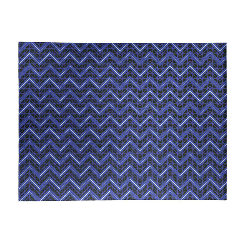 Chenille Chevron Indoor Rug, Rectangle 2' x 3'