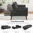 Arnbert Full / Double 75.39'' Upholstered Convertible Sofa-1681329168