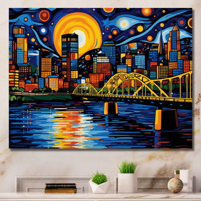 Maleiah City Pittsburgh Popart I - Print
