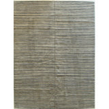 Handmade Wool Geometric and Striped Area Rug