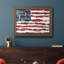 Patriotic Collage Flag II - peinture sur toile encadrée-1741248243