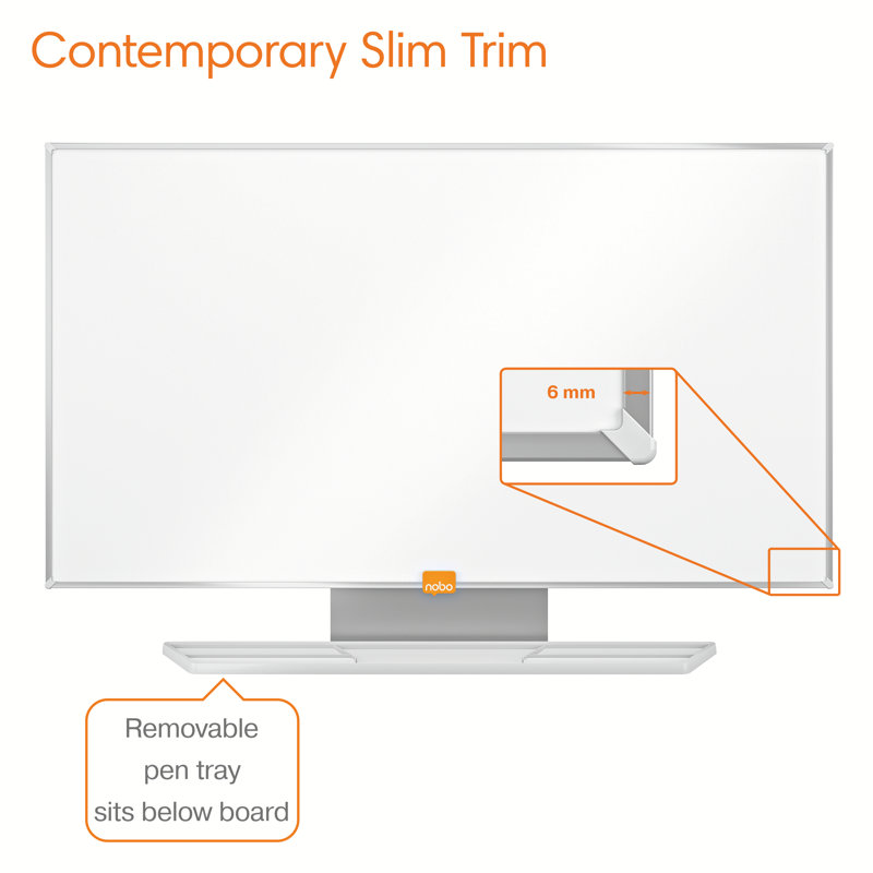 Wall Mounted Whiteboard, 41.10cm H x 72.10cm L