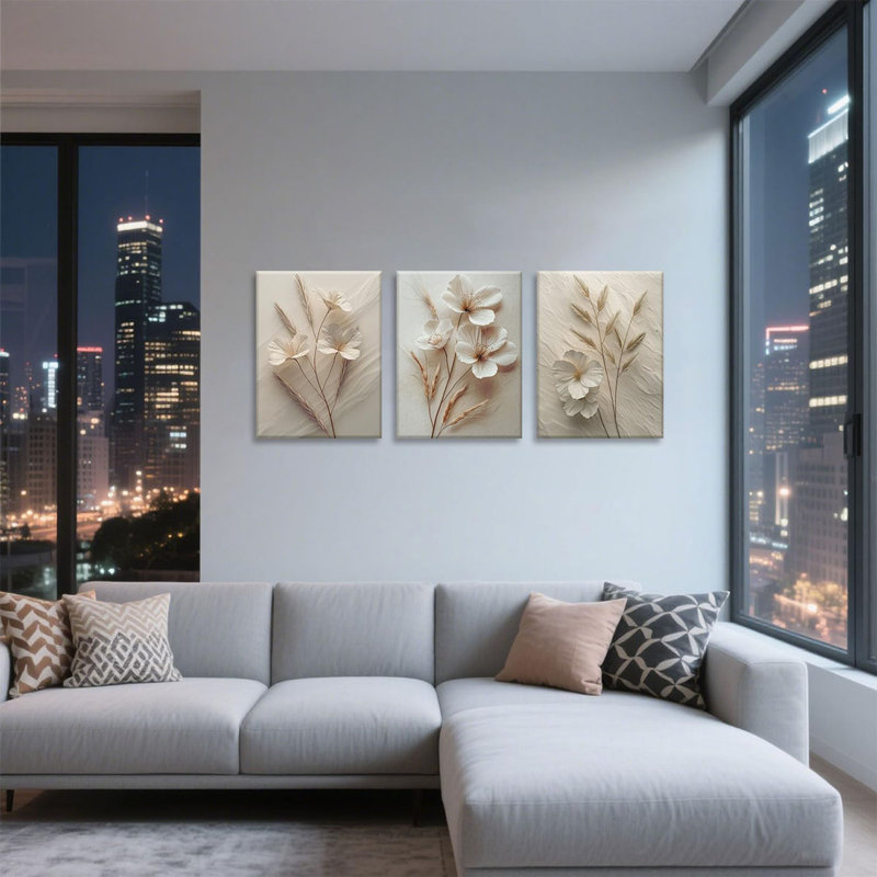 3 Piece Wrapped Canvas Print