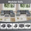 8 pièces modulaires modulaires à compression flexibles-1183359012