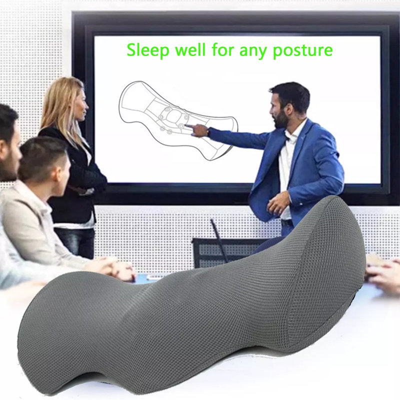 Memory Foam Lumbar Support Pillow For Low Back Pain Relief Ergonomic Back Pillow
