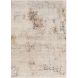 Chizoba Abstract Machine Woven Area Rug in