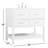 Sinclaire 36'' Single Bathroom Vanity with Engineered Marble Top-633567893