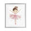 «Graceful Ballerina Pose», reproduction sous verre encadrée, design by Creative Studio-2013004645-2013004647