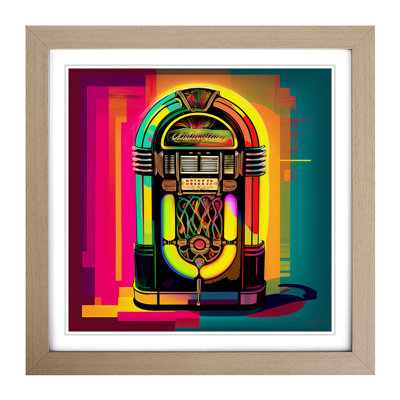 Jukebox Fauvism - Single Picture Frame Print