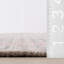 Tapis rayé en laine touffeté à la main Padma Lakshmi Pondicheri-1853746997