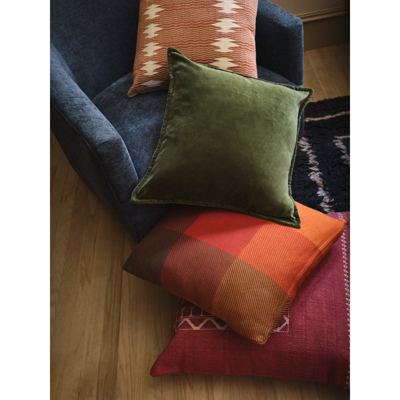 Briggs Square Cotton Pillow Cover and Insert