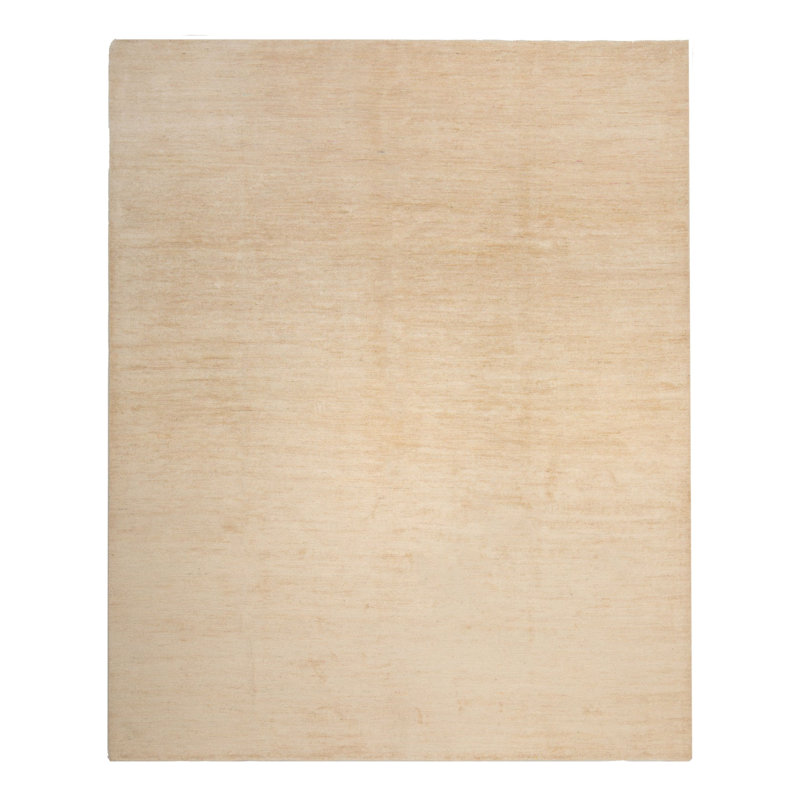 Solid Silk Rug, Rectangle 8' x 10', Brown