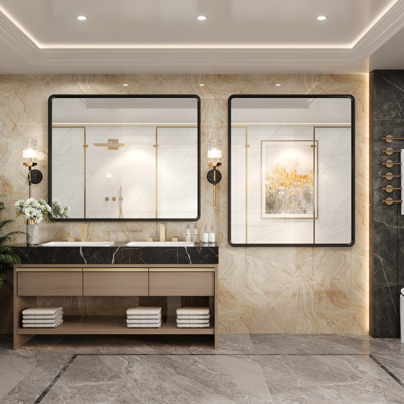 Miroir de meuble-lavabo mural Molly, 48 po x 40 po