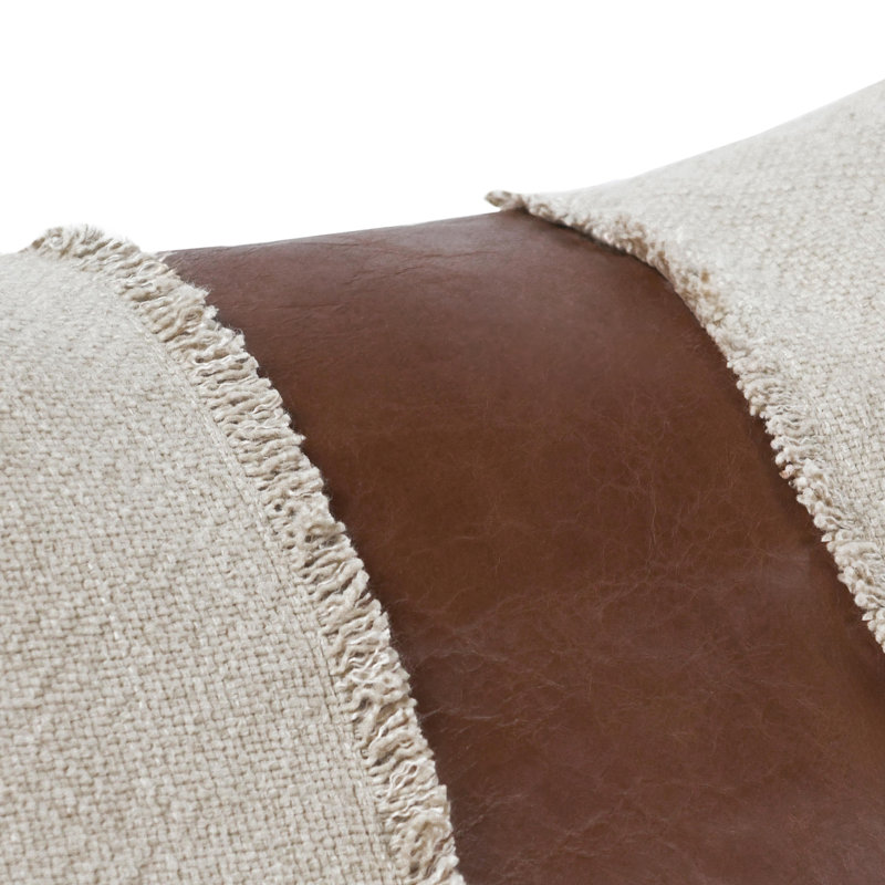 Housse et insert de coussin décoratif Bethany, Naturel / brun Kona