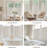 Curtains for Bedroom Natural Linen Blend (250GSM), Diamond Pattern Privacy Window Treatments Light Filtering Drapes Pocket & Back Tab for Living Room, 2 Panels-1058102962-1058102965