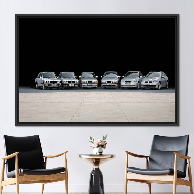 Print on Canvas, Floater Framed Print without Mat, 20 cm H x 30 cm W, Black