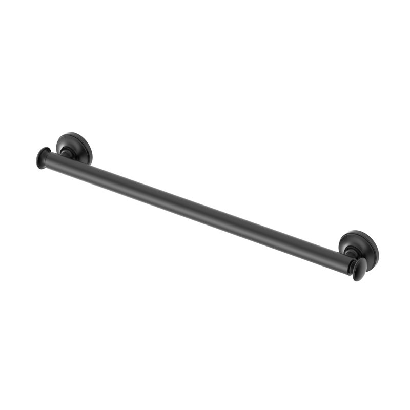 Tavern 24"L Grab Bar, Matte Black, 27" W