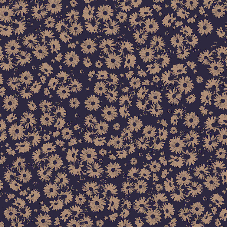 Fleurs à l'aube II, impression sur toile tendue, H 26 po x l 26 po x P 1,5 po, Toile tendue, Pas de tapis